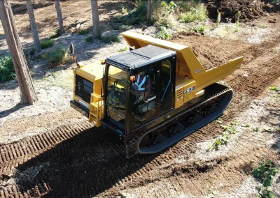Dumper Morooka 8 Tonnes Giratoire à chenilles MST 80 CR
